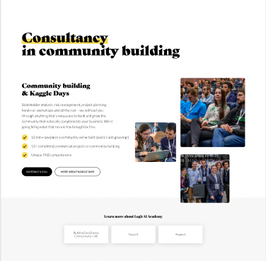LogicAI community building